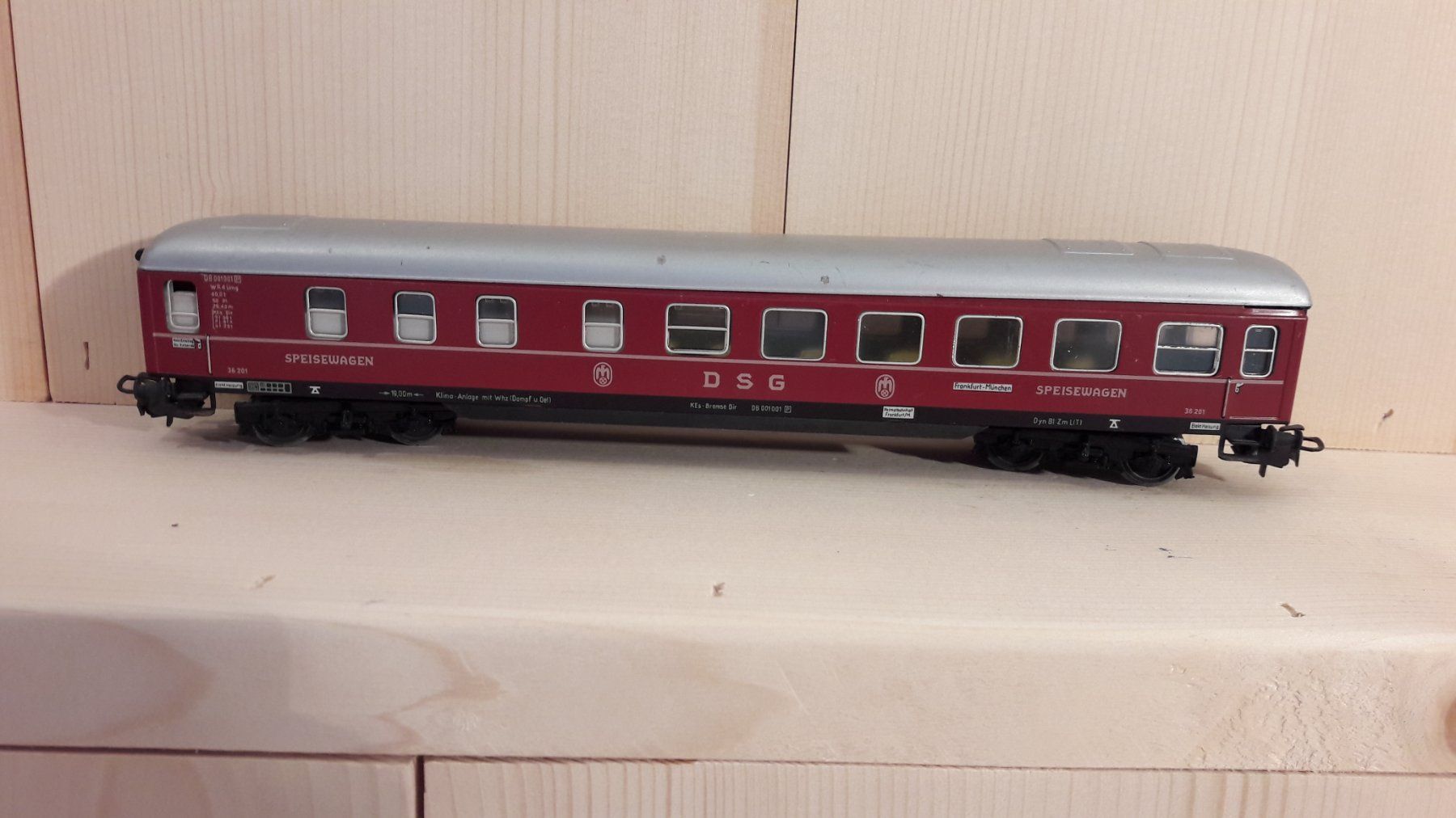 Märklin Modellini di ferrovie: Märklin HO AC : DB wagon-restaurant "WR4 – Usato da Buttes venduto da Cafe2005 4