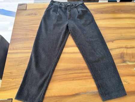 Dunkelbraune mega bequeme legere Cordhose Onesize 1Size