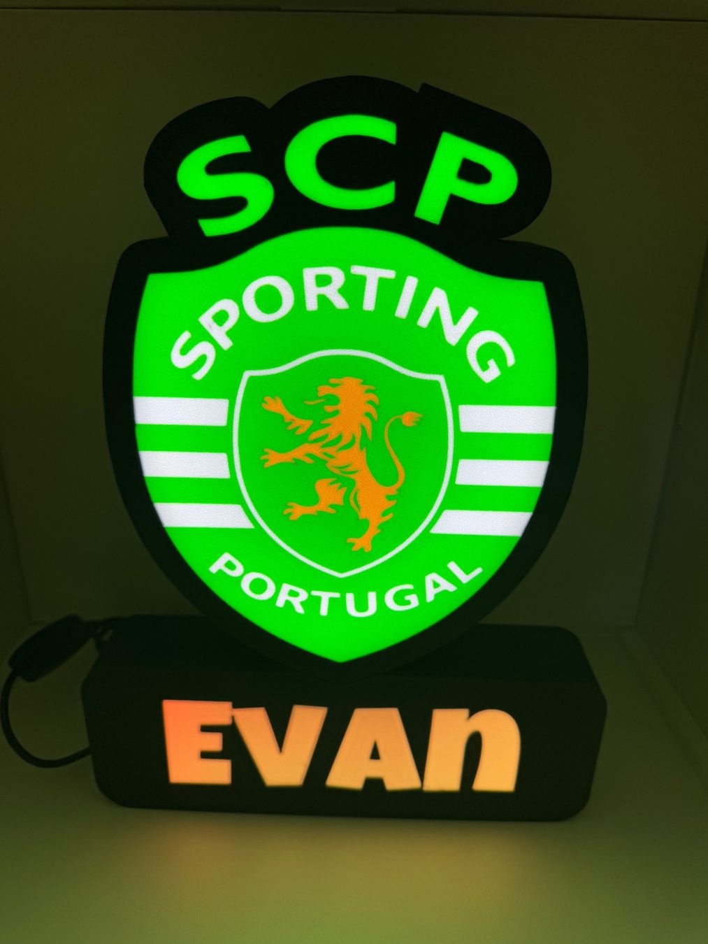 Lampade: Lightbox lampe led SPORTING – Nuovo (secondo la descrizione) da Vicques venduto da PAMB3D 3