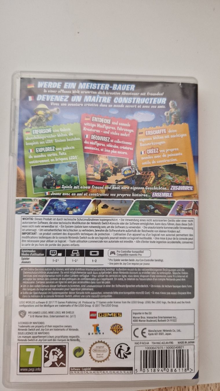 Nintendo Jeux: lego worlds – Neuf (Voir description) à Yverdon-les-Bains par Carmelo85 2