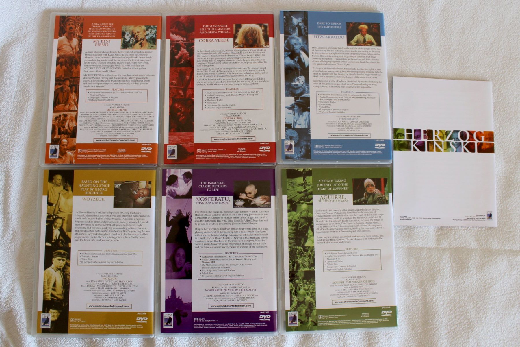 Tutti i DVDs: Herzog / Kinski Collection - Coffret 6 DVD – Nuovo (secondo la descrizione) da Lausanne venduto da KilgoreTrout 5