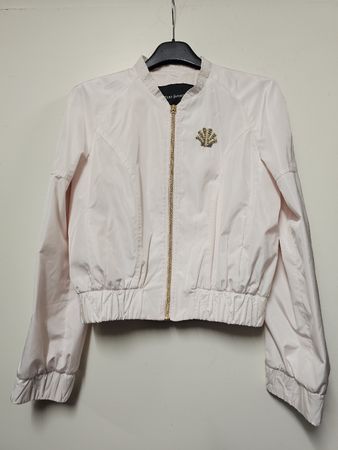 Veste Tara Jarmon/Neuf/Bomber/Rose Pâle/Écusson Strass/T:40