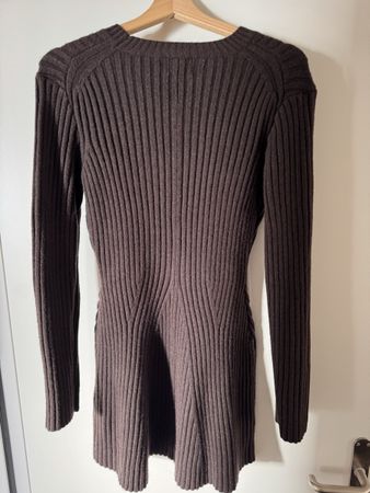 H&M Strickkleid, Grösse M, Herbst-Look, Braun, Top Zustand