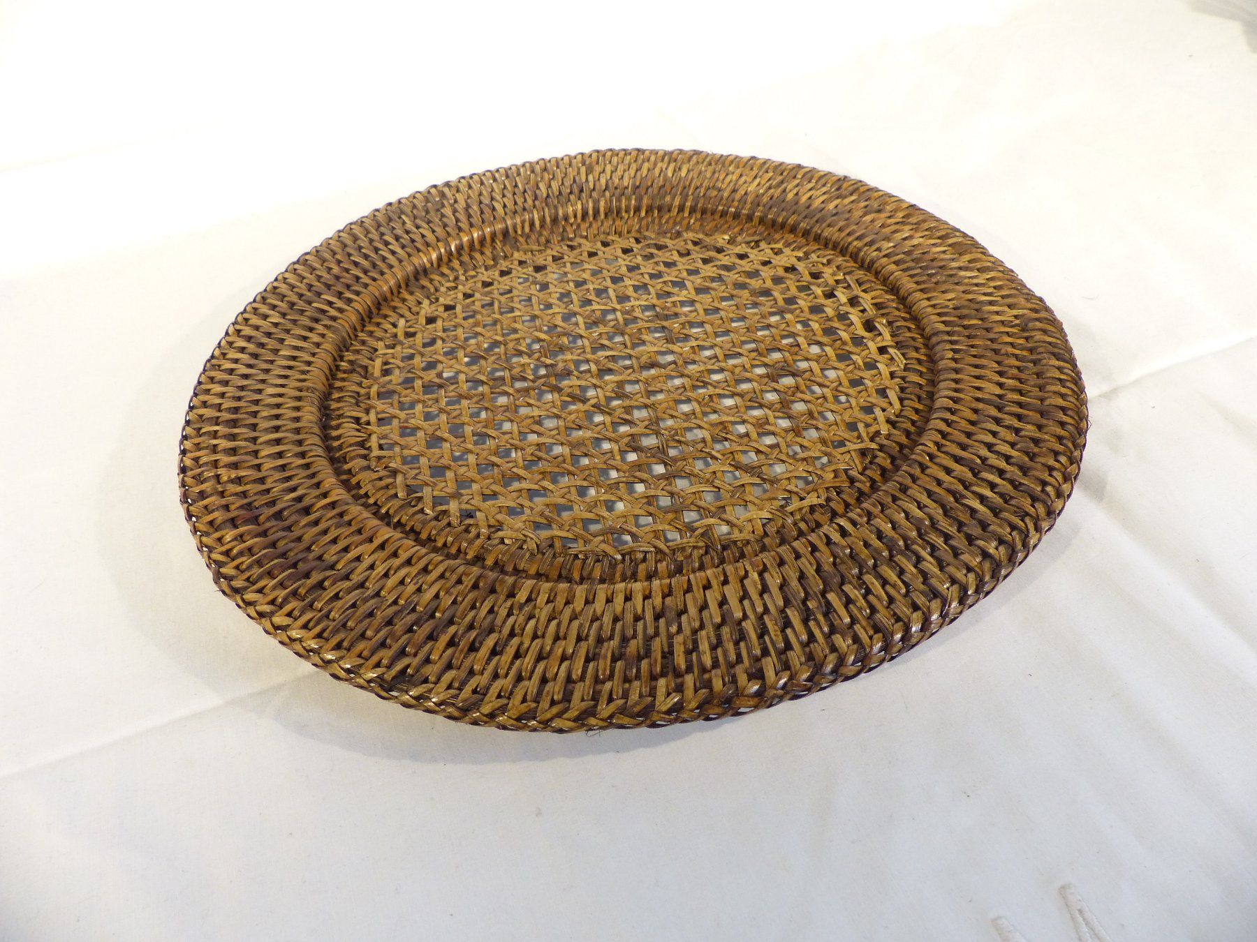 Tutte le decorazioni: Deko Teller aus Rattan – Nuovo (secondo la descrizione) da Zürich venduto da botschinski 5