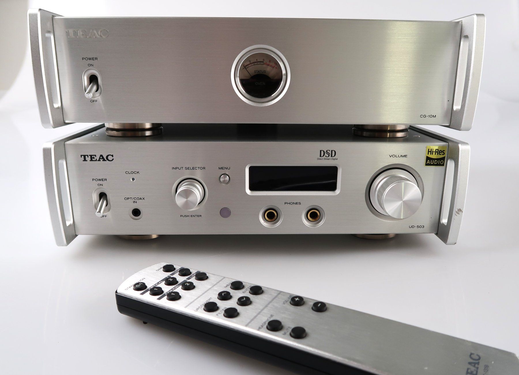 Convertitori: SET TEAC UD-503 DAC / TEAC CG-10M Clock Generator – Usato da Rüti ZH venduto da Restwert_Rueti_ZH