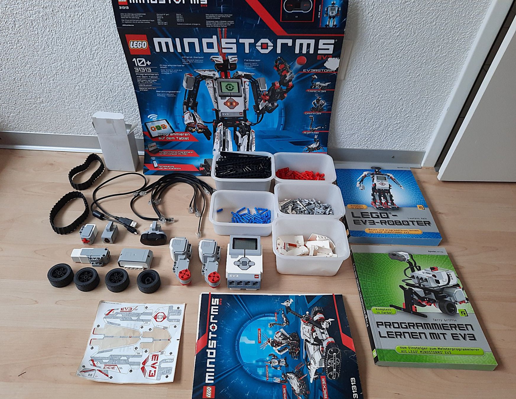 Lego Giocattoli: Lego Mindstorms EV3 31313 Roboter+BA+2 Bücher *Funktioniert – Usato da Burgdorf venduto da annalisi