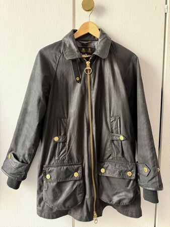 Barbour Jacke + Gilet + Reinigung Set Gr 34