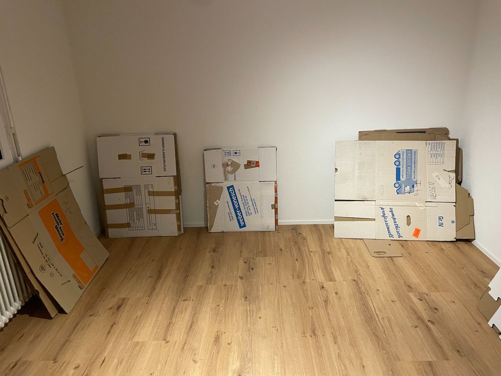 Old English Co. New Home Karte – Umzugskarte Mit Illustration, Blanko-Innenseite & Umschlag