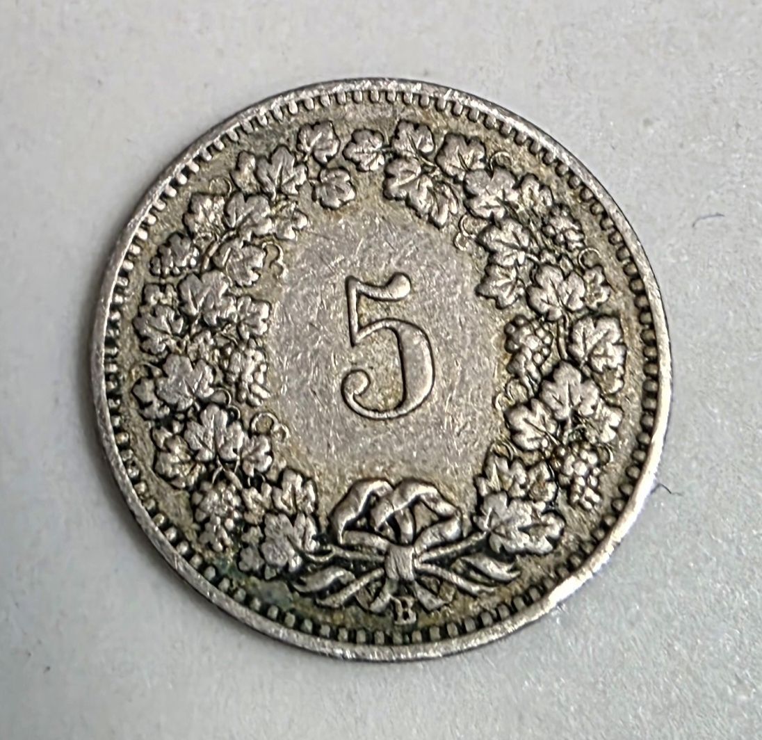 Tutti le monete: 5 Centimes 1907 Rare – Usato da Niederuzwil venduto da 262305