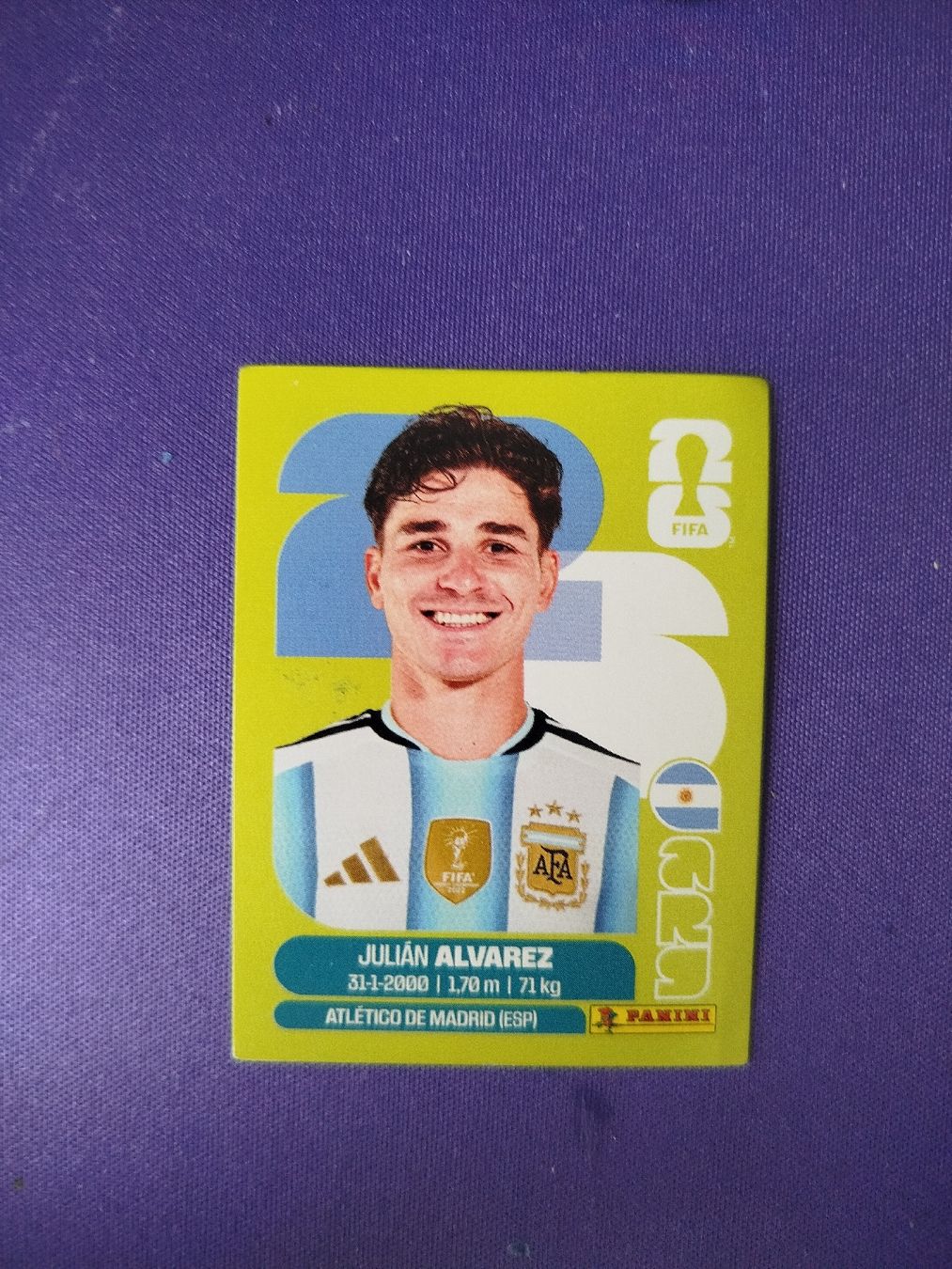 Panini Carte collezionabili: Panini 2026 Julian Alvarez, ARG 19 – Nuovo e nell'imballaggio originale da Saas-Almagell venduto da Htwseller