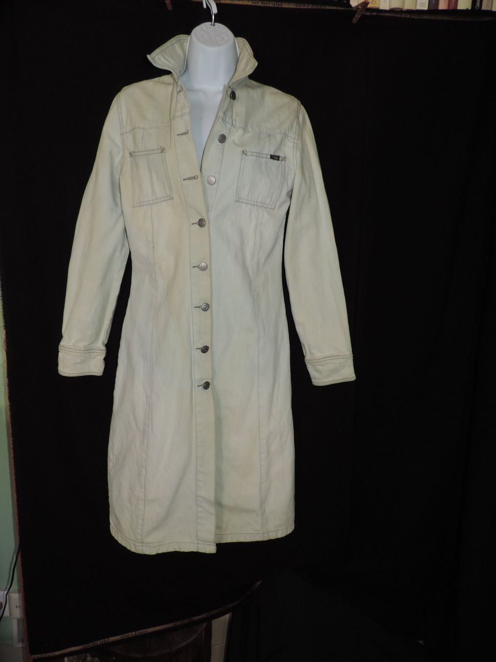 Giacche: veste longue en jeans bleu clair – Usato da Genève venduto da Axelle333 6