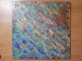 Painting: "Beauty beyond doubt", 58 x 58 cm canvas frame