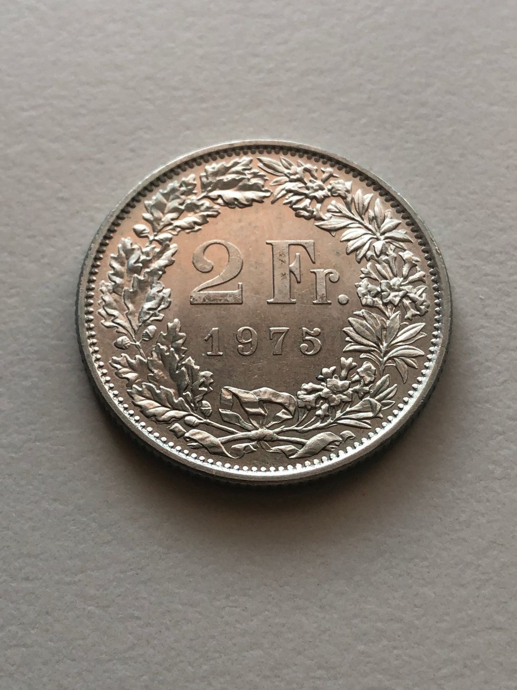 Tutti le monete: 2 Fr. 1975 top – Usato da Schötz venduto da Odpa