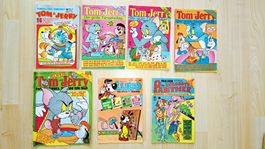 7x  Alte Comic-Hefte Tom & Jerry / Lupo / Pink Panther