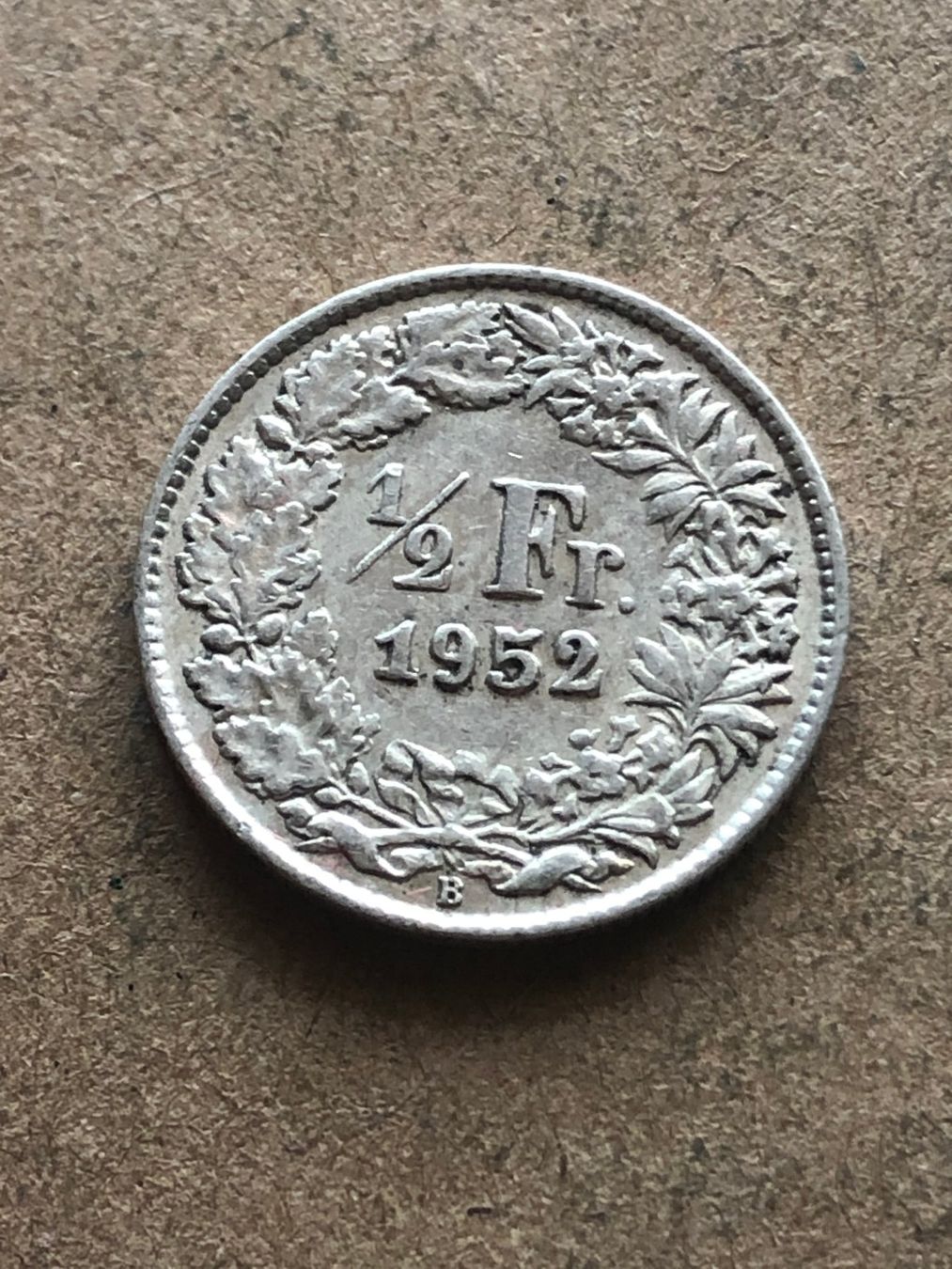 Toutes les monnaies: 50 Rp. 1952 – D'occasion à Schötz par Odpa