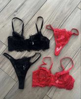2 Sets Spitzen-Dessous ungetragen Grösse S