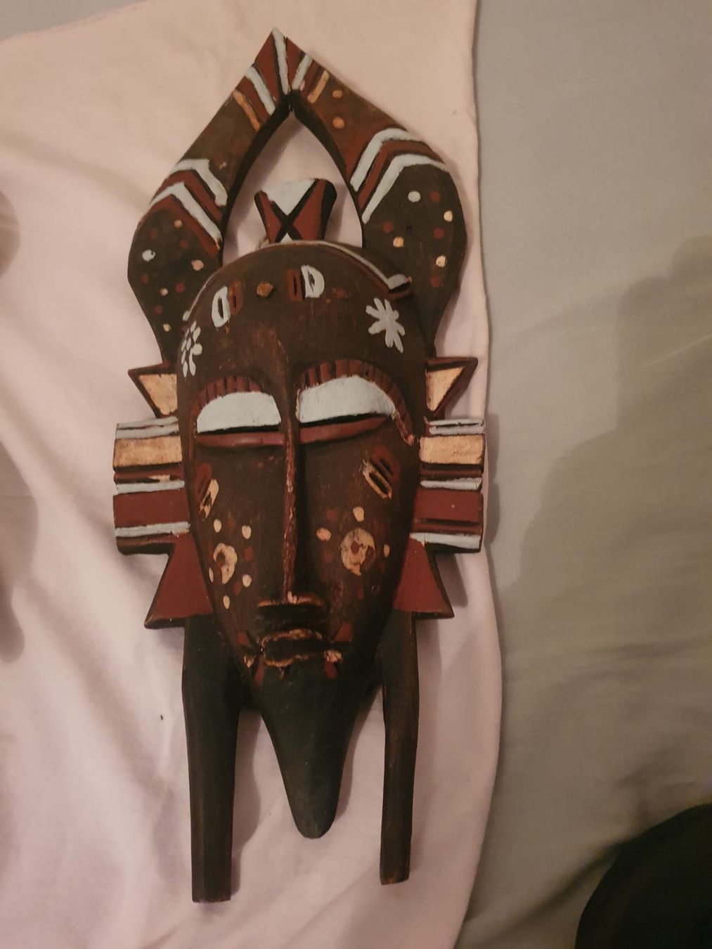 Arte internazionale: 2 Masken + 2 Figuren aus Afrika – Usato da Basel venduto da FirstClass4000 3