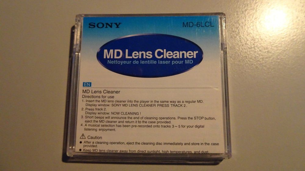 SONY MD LENS CLEANER MD6LCL MiniDisc Kaufen auf Ricardo
