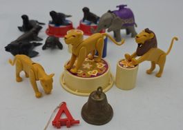 Lot Playmobil cirque animaux lions otaries éléphant
