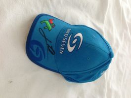 Signierte Renault F1 Cap Mild Seven