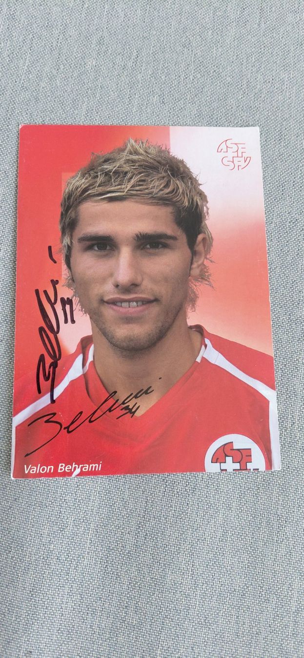 Autographes: Autogrammkarte Valpn Behrami – D'occasion à Schmerikon par Olympia04