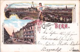 Bern // 1899 Litho Warenhaus Gebrüder Loeb
