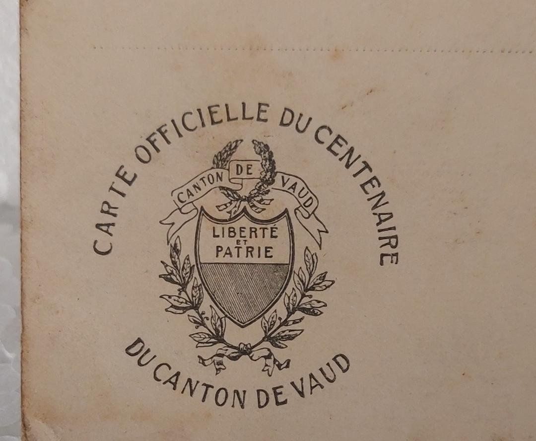 Cartes postales: MOUDON - Allocution du Conte Vert - Carte Off. du Centenaire – D'occasion à Delémont par Domdom1 2