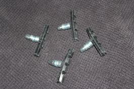 4x Fahrrad Bremsbeläge V-Break Bremsschuhe Bremsklöt 7cm