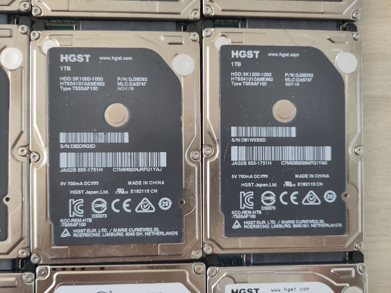 Harddisks: 12x 1TB 2.5" HDD – Defekt aus Sargans von sve_hjs5 3