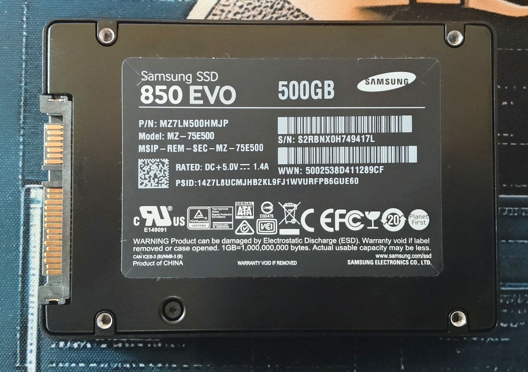 Samsung Dischi rigidi: Samsung 850 EVO | 500GB | 99% | Solid State Drive | Top! – Nuovo (secondo la descrizione) da Ennetmoos venduto da Faders