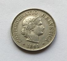 1891 5 Rappen vz