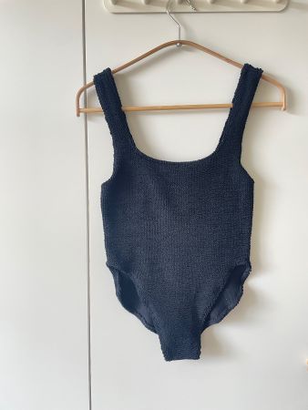 Youswim Badeanzug, Stretch 1, crinkle, schwarz