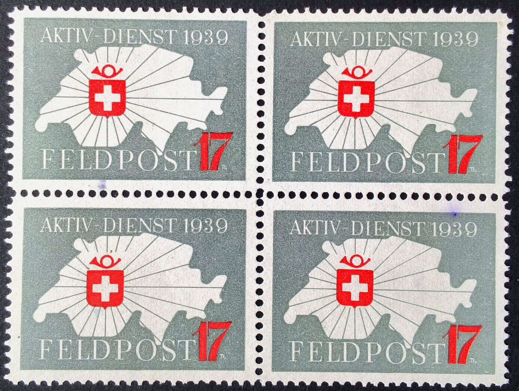 Alle Briefmarken: Feldpost 17, 2.WK, Wi FP 9- – Gebraucht aus Niederuzwil von LichtPhil