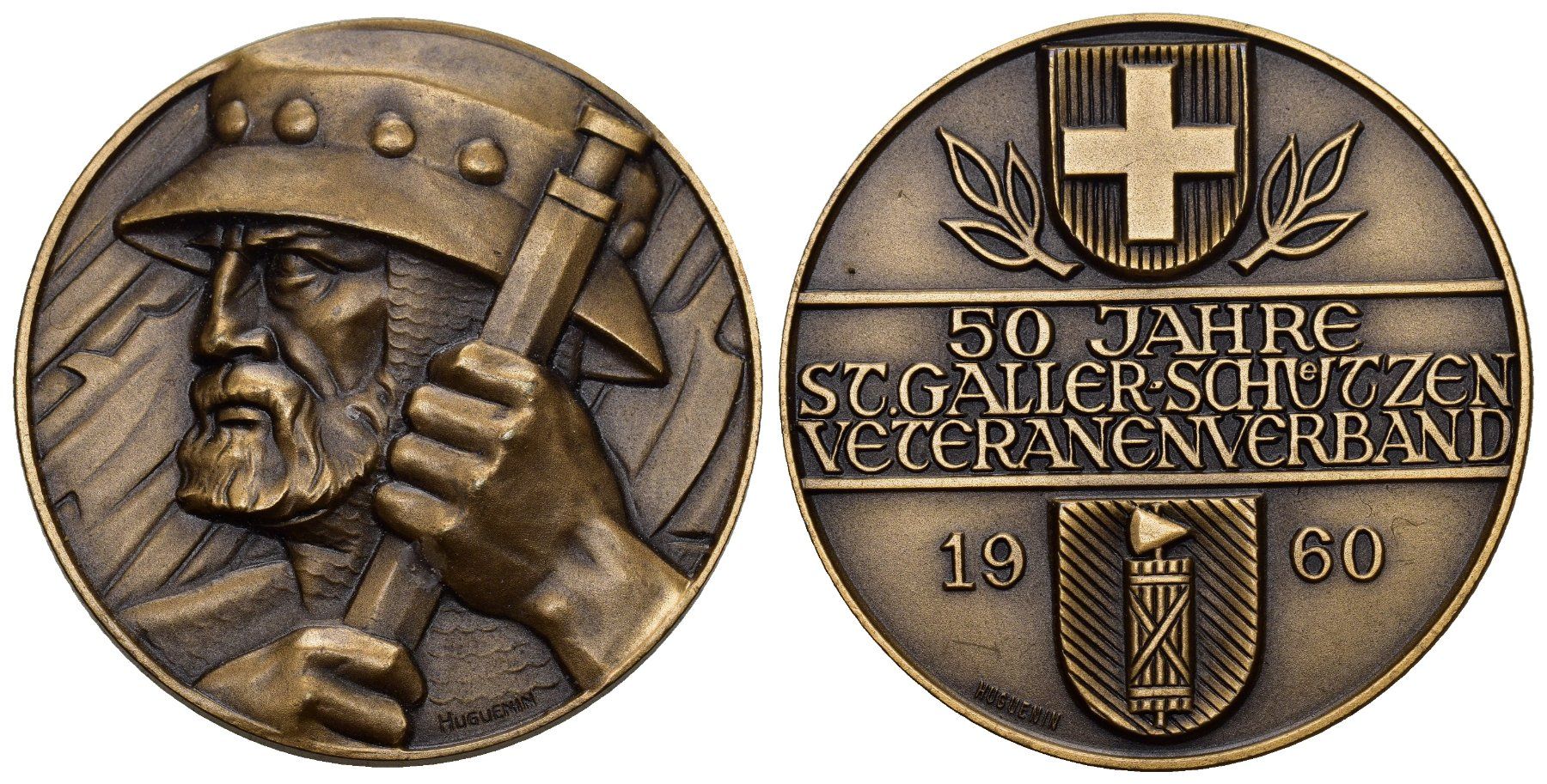 Medaillen: St.Gallen 1960 – Gebraucht aus Bern von numismatictops