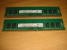 1 stück 16gb ddr4 3200 RAM für Computer. Getestet