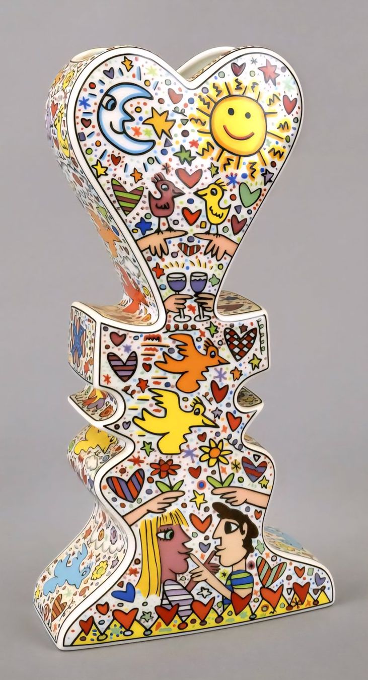 Vasi & Recipienti: James Rizzi "Love Vase"2002 – Nuovo (secondo la descrizione) da Riehen venduto da harald13 7