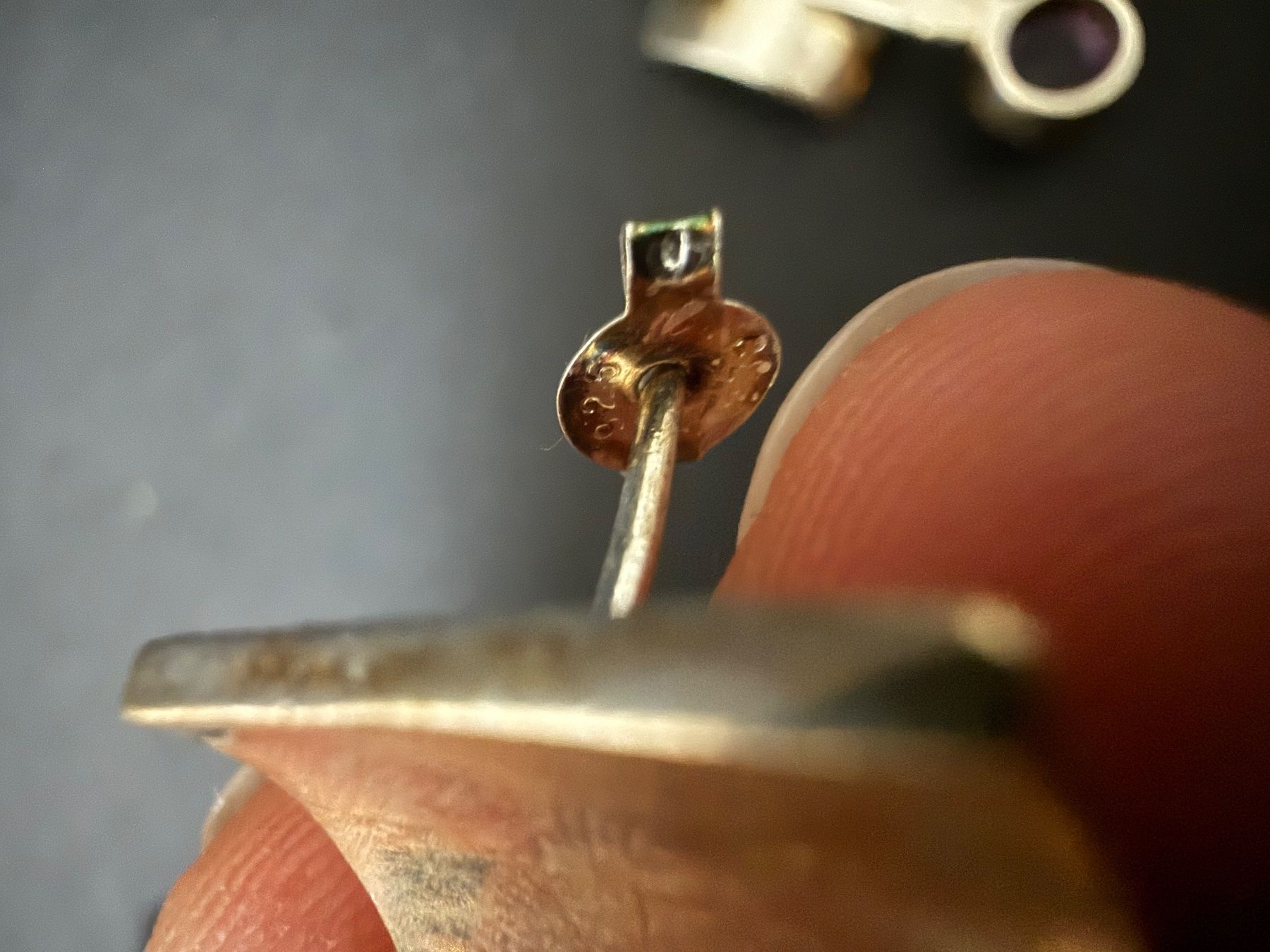 Orecchini pendenti & Orecchini a lobo: Silber Ohrstecker mit Amethyst 925 – Usato da Spiegel b. Bern venduto da Rogger72 4