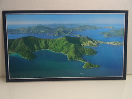 Neuseeland Postkarte Marlborough Sounds Picton Inseln 12x21