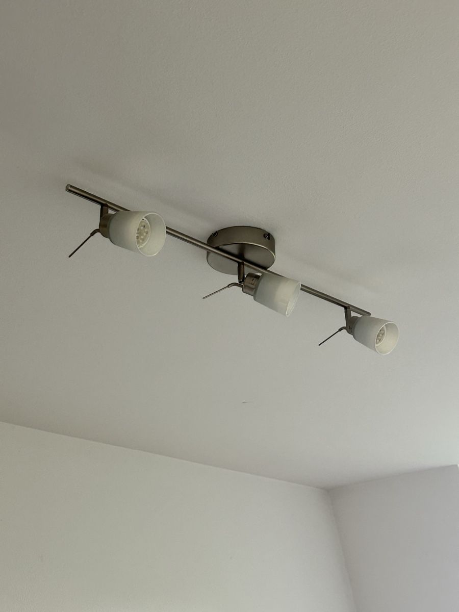 Lampadari & plafoniere: Deckenleuchte 3 Spots Metall gebürstet – Usato da Zürich venduto da rosyyy