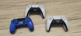 3 Controller PlayStation 2x PS5 1x PS4 gebrauchter Zustand