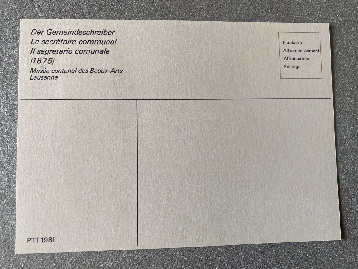 Tutti i francobolli: Karte mit Ersttagsstempel Albert Anker – Usato da Mülligen venduto da Flockenstiel 1