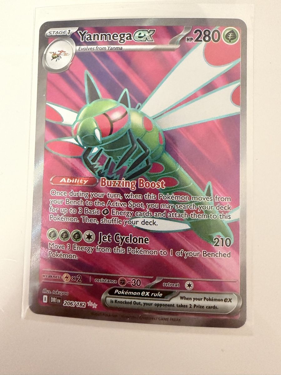 Pokémon Carte collezionabili: Yanmega EX 206/182 EN – Nuovo (secondo la descrizione) da St. Margrethen SG venduto da mar_r9qg