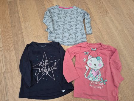 3 Langarmshirts, Grösse 86 guter Zustand, Herbst
