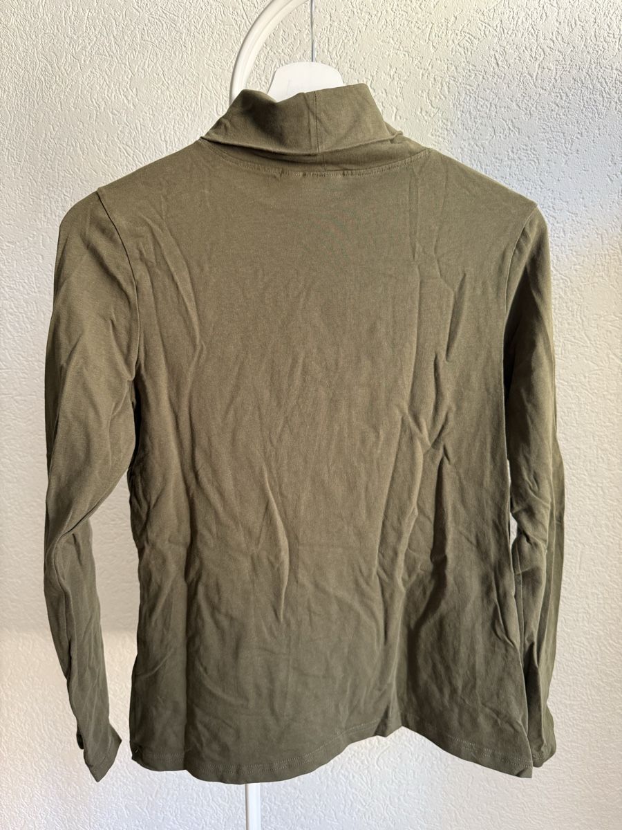 Maglioni & Felpe: Pull col roulé vert kaki Blue Motion, M, 40/42 – Usato da Tavannes venduto da Thriftshop 1