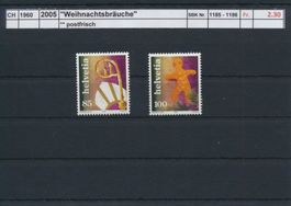2005 "Weihnachtsbräuche", ** postfrisch