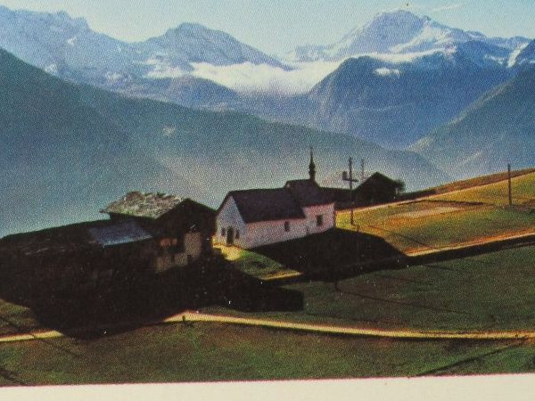 Cartoline postali: Riederalp , Kirche 1965 – Usato da Grenchen venduto da Bluemchen1900