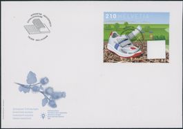 2023 Klettverschluss  Blockausschnitt  FDC ET - Ersttag Voll