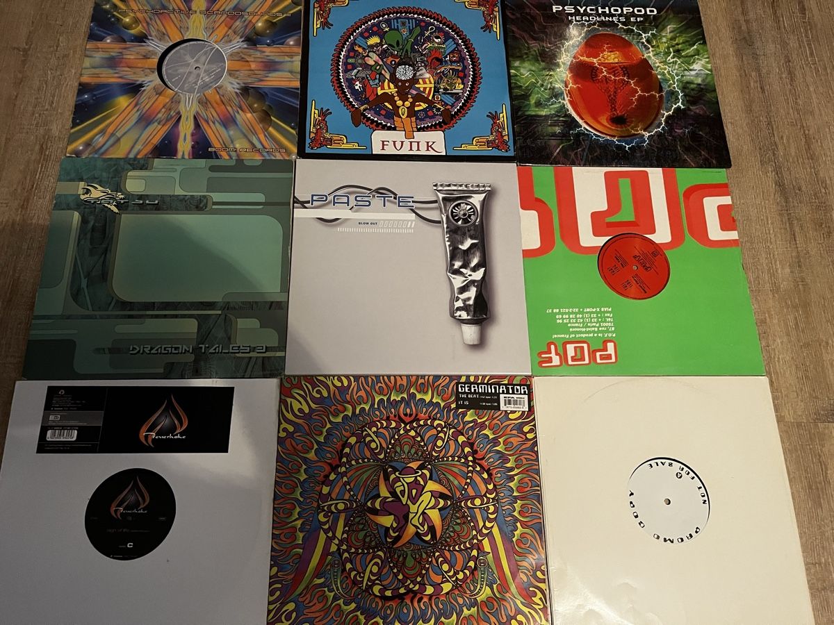 Dischi in vinile: 50 goa psytrance progi vinyls – Usato da Obstalden venduto da Maesae 2
