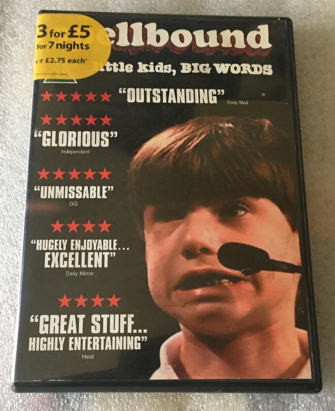 Tutti i DVDs: Jeff Blitz's Cult Documentary SPELLBOUND (Spelling Bee) DVD – Usato da Genève venduto da Cockattoo