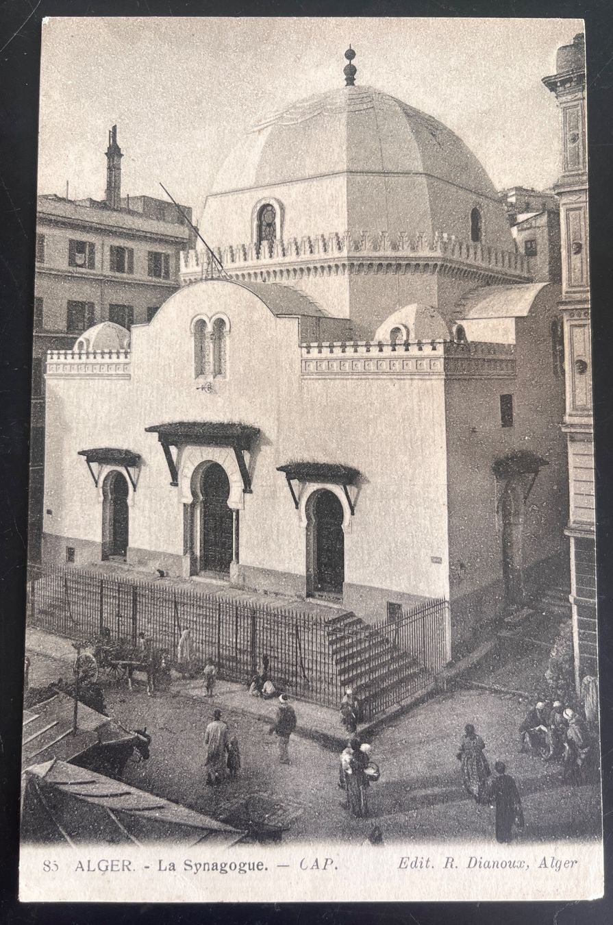 Ansichtskarten: AKAlger, La Synagogue – Gebraucht aus Biberist von Edelfloh